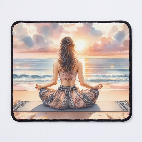 Item preview, Pink Sunset Oneness designed and sold by YogaBliss.