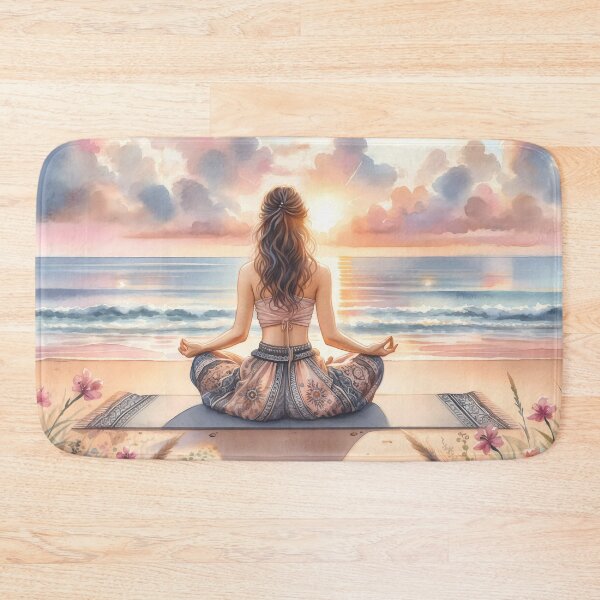 Item preview, Pink Sunset Oneness designed and sold by YogaBliss.