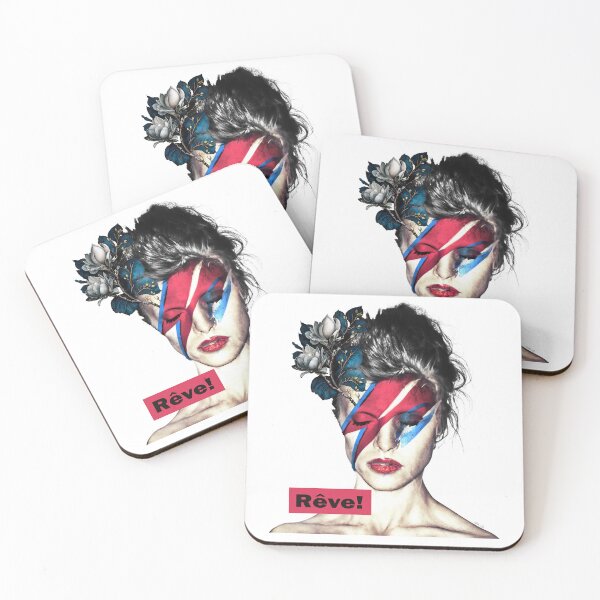 Item preview, Female Model Face David Bowie Style designed and sold by RedPurple-Tees.