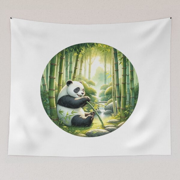 Item preview, Panda In Natural Habitat | Bamboo | Serene designed and sold by ShopCoolStop.