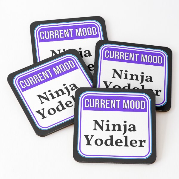 Item preview, CURRENT MOOD:  Ninja Yodeler - funny warning signs designed and sold by DesignsFromTW-S.