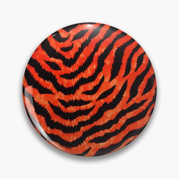 Item preview, Orange Black Tiger Pattern designed and sold by EnchantArtCo.