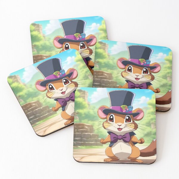 Item preview, Chipmunk wearing a top hat designed and sold by BlacCollection.