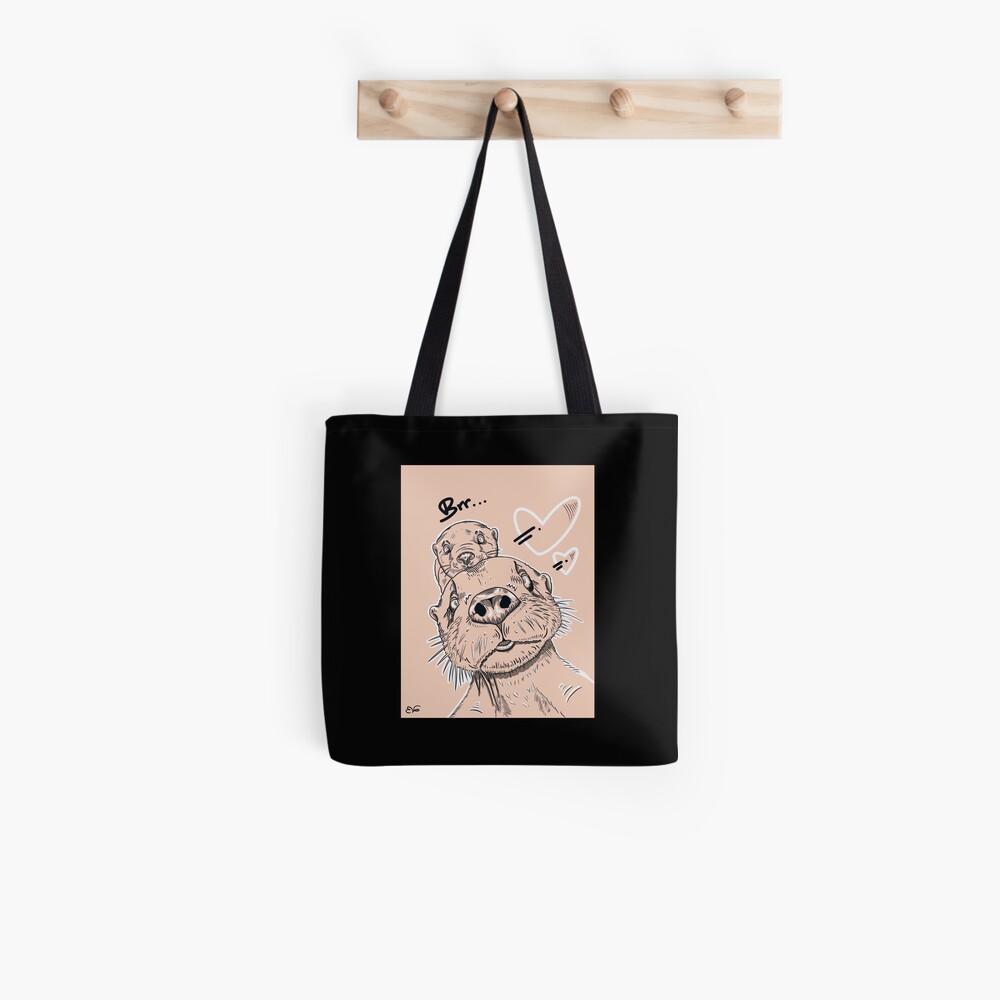 Vista previa del artículo con la obra «Bolsa estampada de tela», diseñado y vendido por yaimisu.