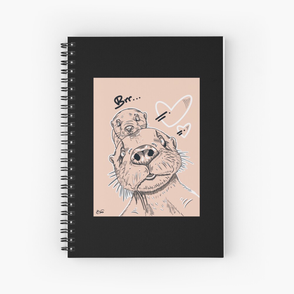 Vista previa del artículo con la obra «Cuaderno de espiral», diseñado y vendido por yaimisu.