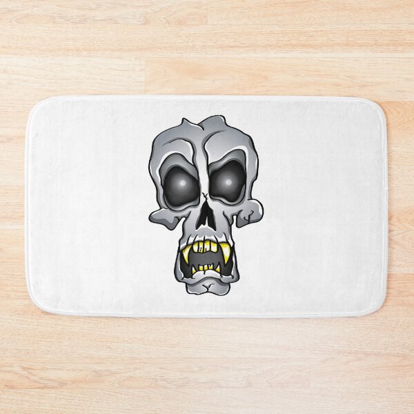 Item preview, Angry skull with fangs. designed and sold by Jamie Swimm.