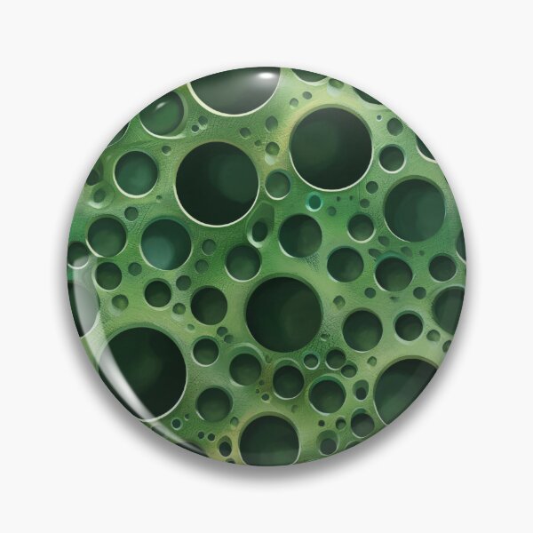 Item preview, Emerald Abyss - Trypophobia Holes Pattern designed and sold by Sir Meow Meow.