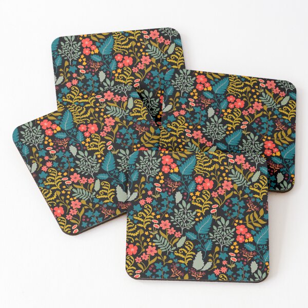 Item preview,  Fern forest foliage woodland botanical illustrative pattern designed and sold by Kimmygowland.