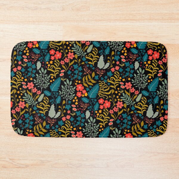Item preview,  Fern forest foliage woodland botanical illustrative pattern designed and sold by Kimmygowland.