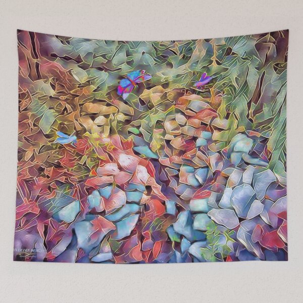 Item preview, Three Dragonflies Above The Crevice designed and sold by RiverDeeDesigns.