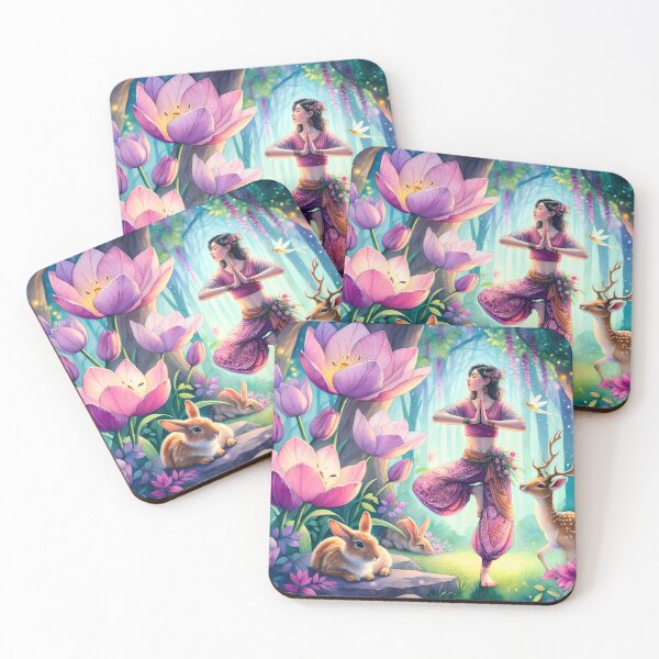 Item preview, Enchanted Yoga in Bloom designed and sold by YogaBliss.