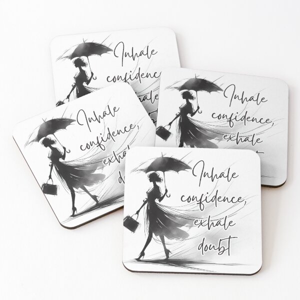 Item preview,  Inhale confidence, exhale doubt designed and sold by bonjourmadame4.