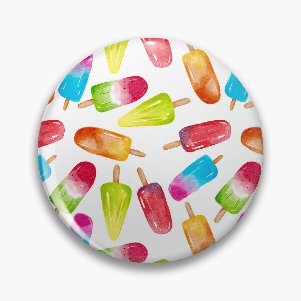 Item preview, Watercolour popsicles ice lollies ice creams summer food designed and sold by Kimmygowland.