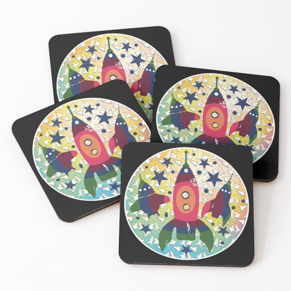 Item preview, Retro Spaceships designed and sold by Rickybrook.