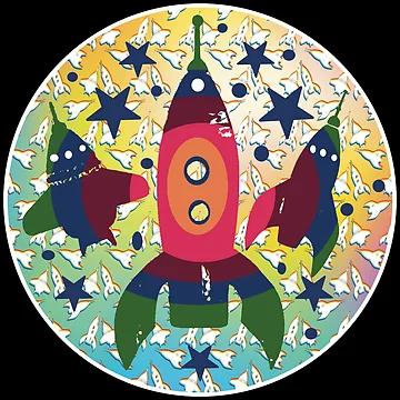Artwork thumbnail, Retro Spaceships by Rickybrook