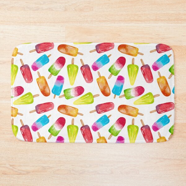 Item preview, Watercolour popsicles ice lollies ice creams summer food designed and sold by Kimmygowland.