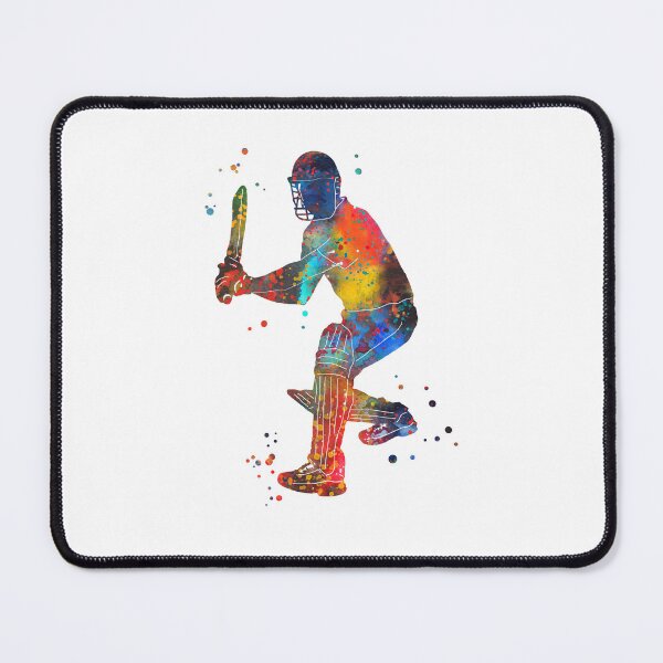 Item preview, Cricket Batsman Playing a Stroke  designed and sold by Rosaliartbook.