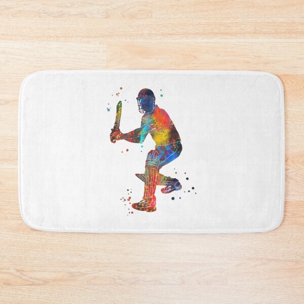 Item preview, Cricket Batsman Playing a Stroke  designed and sold by Rosaliartbook.