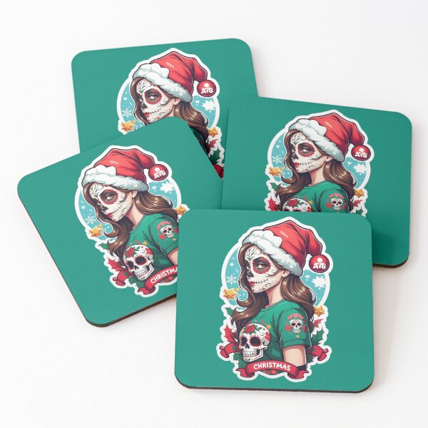 Item preview, Sugar Skull Girl Christmas (1) designed and sold by A78-Designs.