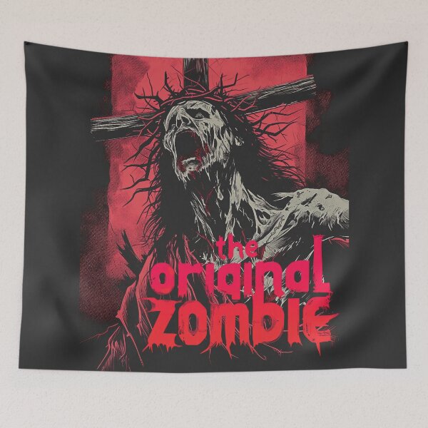 Item preview, Zombie Jesus - The original Zombie, Funny Easter Atheist Joke Internet Meme designed and sold by PrintShangri-La.