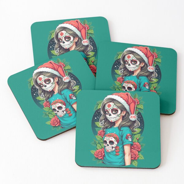 Item preview, Sugar Skull Girl Christmas (2) designed and sold by A78-Designs.