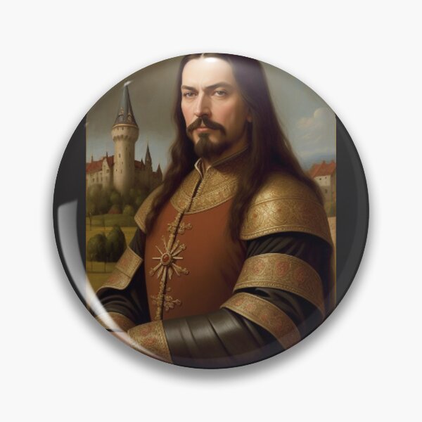 Item preview, Vlad Dracul Castle Portrait designed and sold by TheDarkWardrobe.