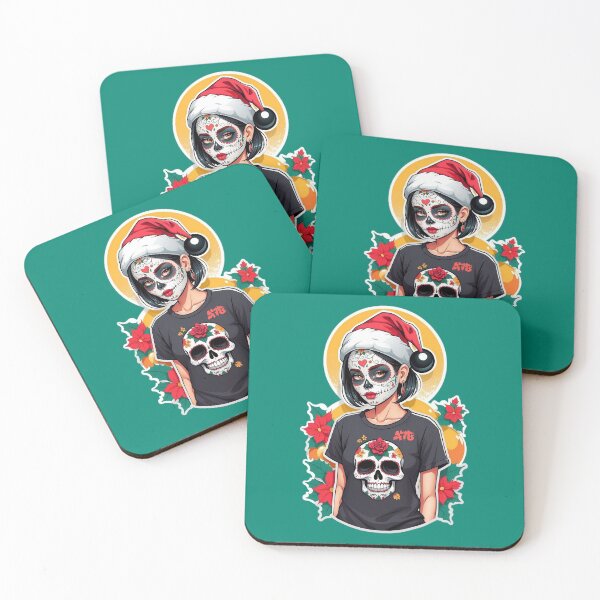 Item preview, Sugar Skull Girl Christmas (3) designed and sold by A78-Designs.