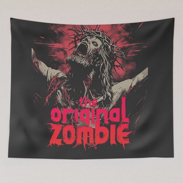 Item preview, Zombie Jesus - The original Zombie, Funny Easter Atheist Joke Internet Meme designed and sold by PrintShangri-La.