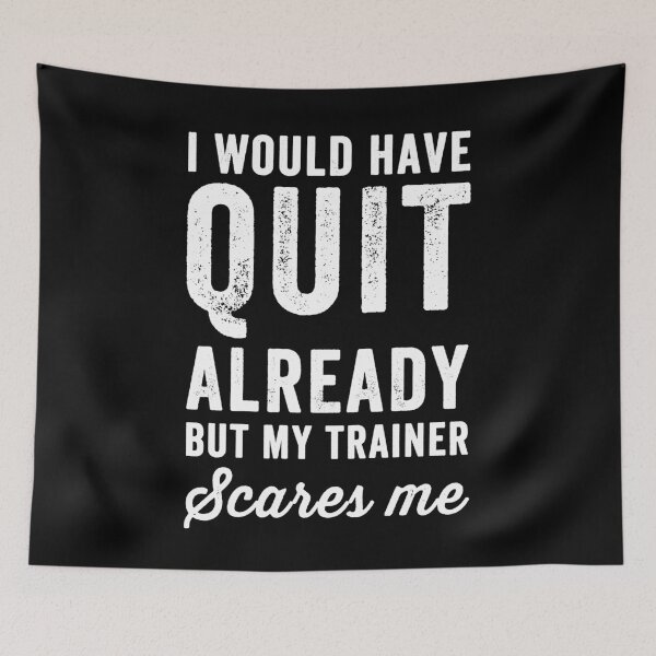 Item preview, I would have quit already but my trainer scares me - funny workout designed and sold by Captain Mood.