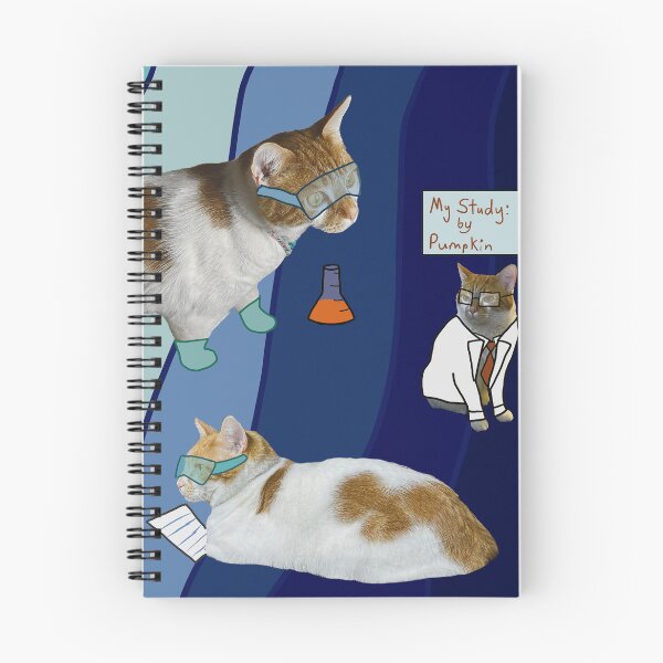 Item preview, Cat Called Pumpkin Science Collage designed and sold by PumpkinsMomb.
