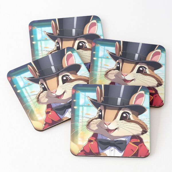 Item preview, Chipmunk wearing a top hat designed and sold by BlacCollection.