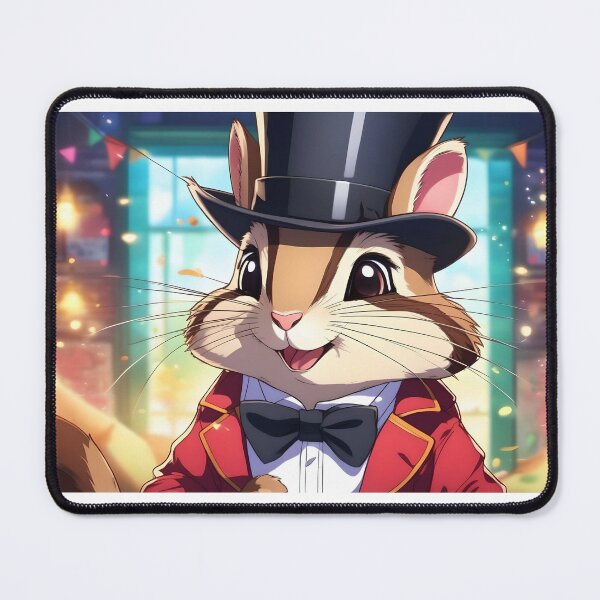 Item preview, Chipmunk wearing a top hat designed and sold by BlacCollection.