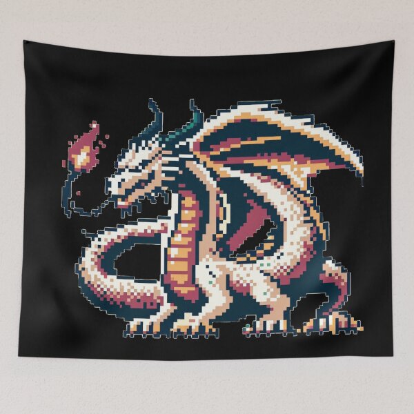 Item preview, Retro Pixel Art Dragon designed and sold by lAnJefurtifeu.