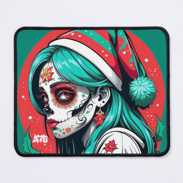 Item preview, Sugar Skull Girl Christmas (4) designed and sold by A78-Designs.