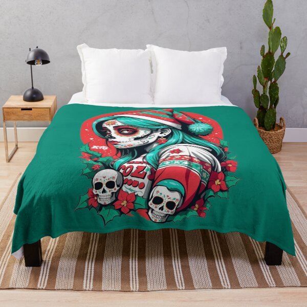 Item preview, Sugar Skull Girl Christmas (4) designed and sold by A78-Designs.