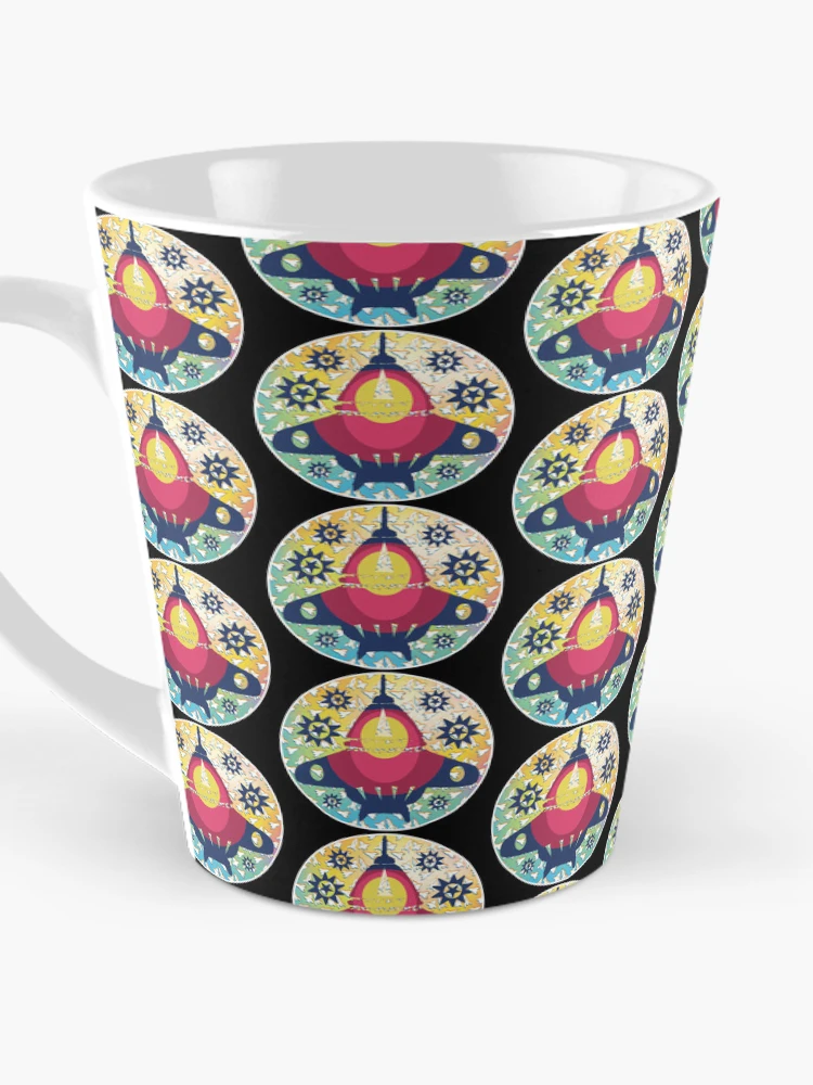 Thumbnail 3 of 4, Coffee Mug, Retro Spaceship designed and sold by Rickybrook.