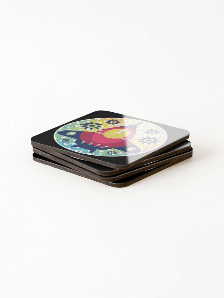 Thumbnail 4 of 5, Coasters (Set of 4), Retro Spaceship designed and sold by Rickybrook.