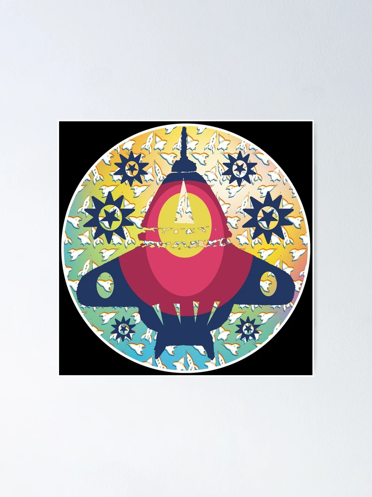 Thumbnail 1 of 3, Poster, Retro Spaceship designed and sold by Rickybrook.