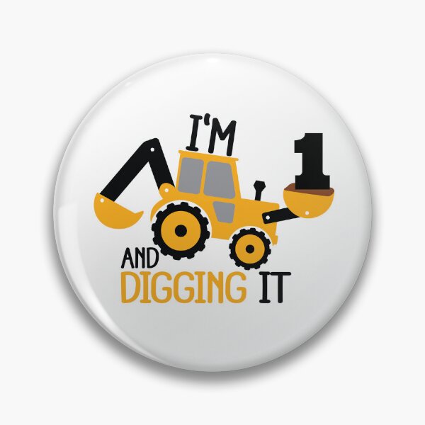 Item preview, Construction Birthday Digging It: 1st Birthday designed and sold by sweetbelle.