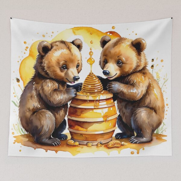 Item preview, Bear and Honey designed and sold by NerdscapeDC.