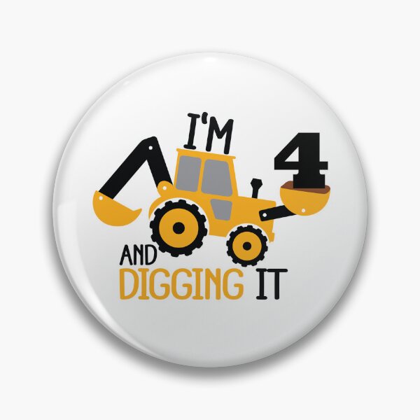 Item preview, Construction Birthday Digging It: 4th Birthday designed and sold by sweetbelle.
