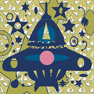 Artwork thumbnail, Retro Spacecraft by Rickybrook