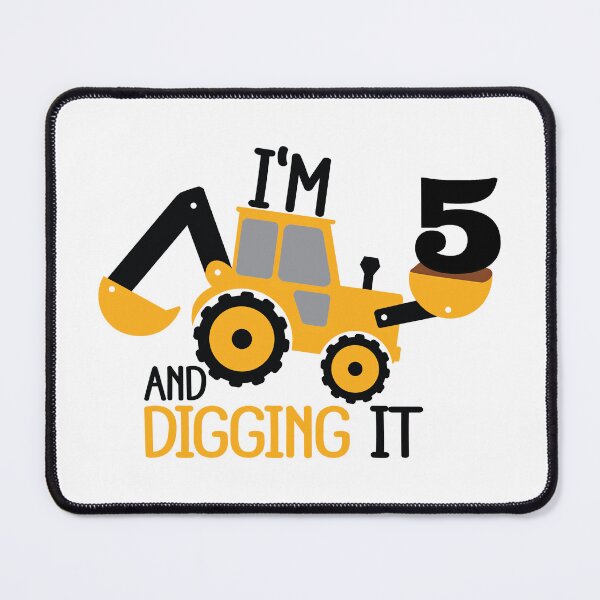Item preview, Construction Birthday Digging It: 5th Birthday designed and sold by sweetbelle.