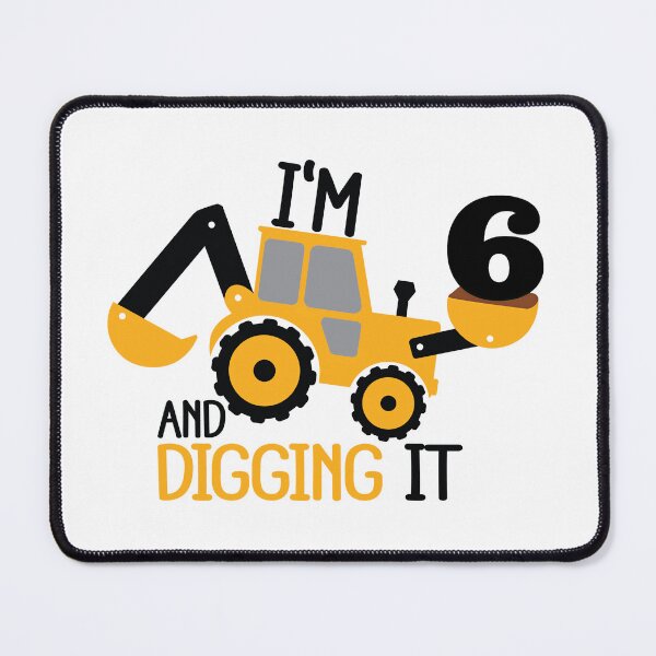 Item preview, Construction Birthday Digging It: 6th Birthday designed and sold by sweetbelle.