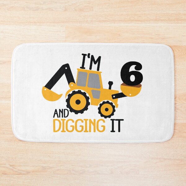 Item preview, Construction Birthday Digging It: 6th Birthday designed and sold by sweetbelle.