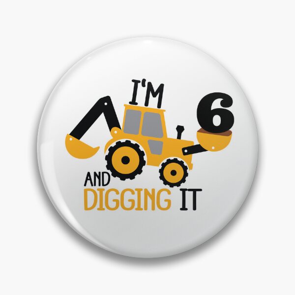 Item preview, Construction Birthday Digging It: 6th Birthday designed and sold by sweetbelle.