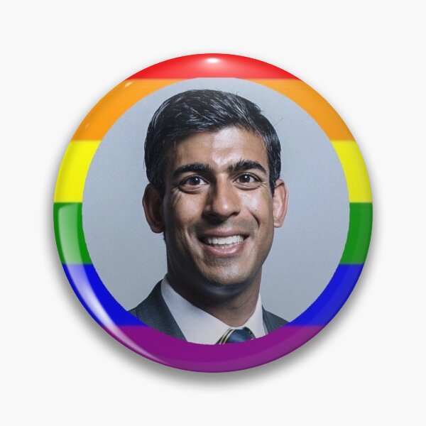Item preview, Rishi Sunak Rainbow Flag designed and sold by kaicloudy.