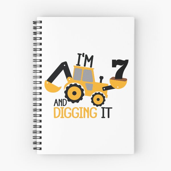Item preview, Construction Birthday Digging It: 7th Birthday designed and sold by sweetbelle.