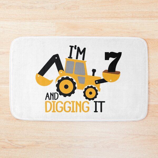 Item preview, Construction Birthday Digging It: 7th Birthday designed and sold by sweetbelle.