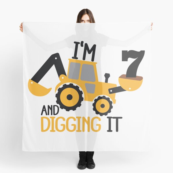 Item preview, Construction Birthday Digging It: 7th Birthday designed and sold by sweetbelle.